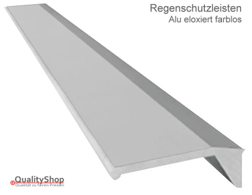 Regenschutzleiste für Briefkasten Alu 300 zu (Einzelkasten)