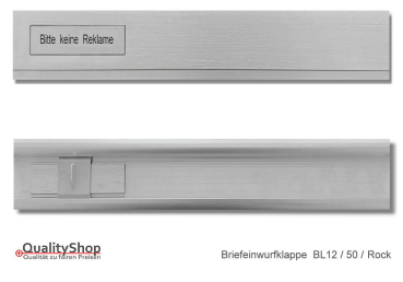 Preview: Briefeinwurfklappe BL12/50/Rock