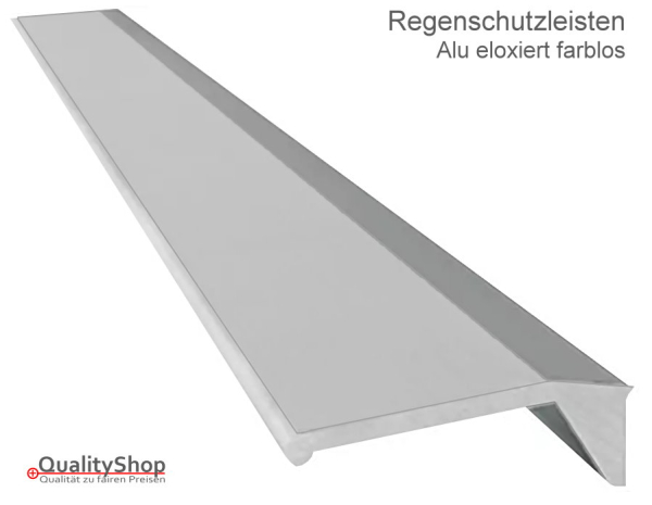 Regenschutzleiste für Briefkasten Alu 300 zu (Einzelkasten)