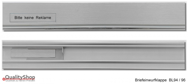Türe BL94 oben Standard farblos eloxiert neues Model